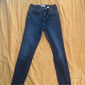 Dark wash Everlane High Rise Skinny Jeans